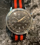 Dugena black dial Chronograph Valjoux 7733 circa 1970